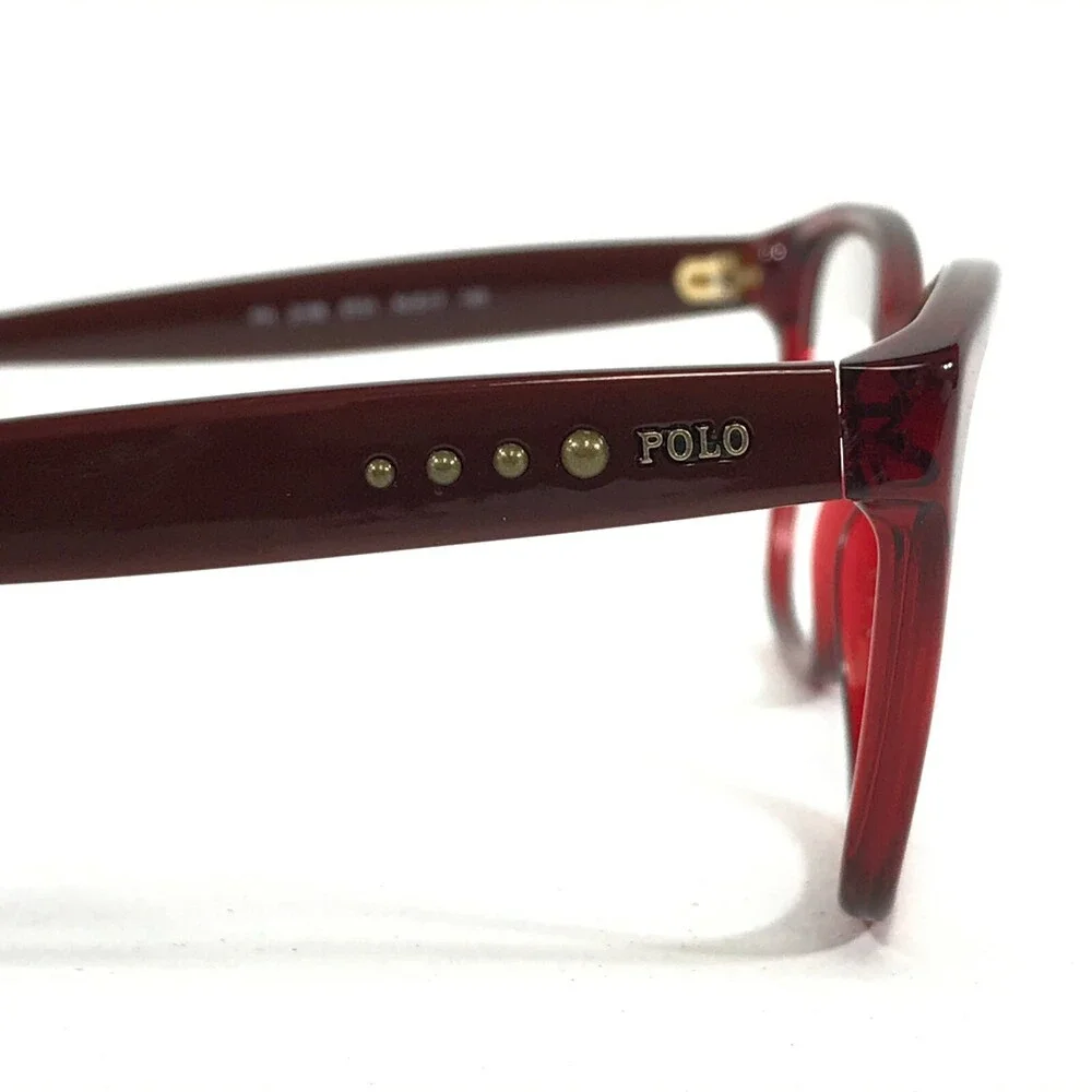 Polo Ralph Lauren Eyeglasses Frames PH 2198 5731 Clear Red Cat Eye 54-17-140